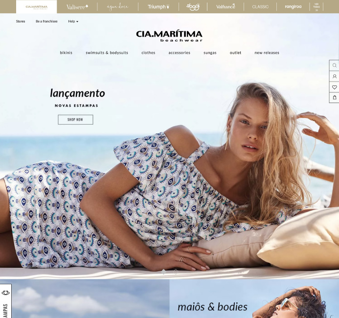 Cia. Maritima FOLLOWED BY beachwear swimwear ecommerce inspiration