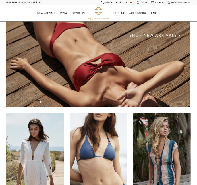 Vix Paula Hermanny beachwear swimwear ecommerce inspiration